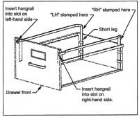 Hon File Cabinet Parts Dividers Hangrails, Hanging File Brackets For Cabinets