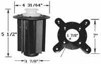 Swivel Chair Parts Hub Liners Seat Post Bushings